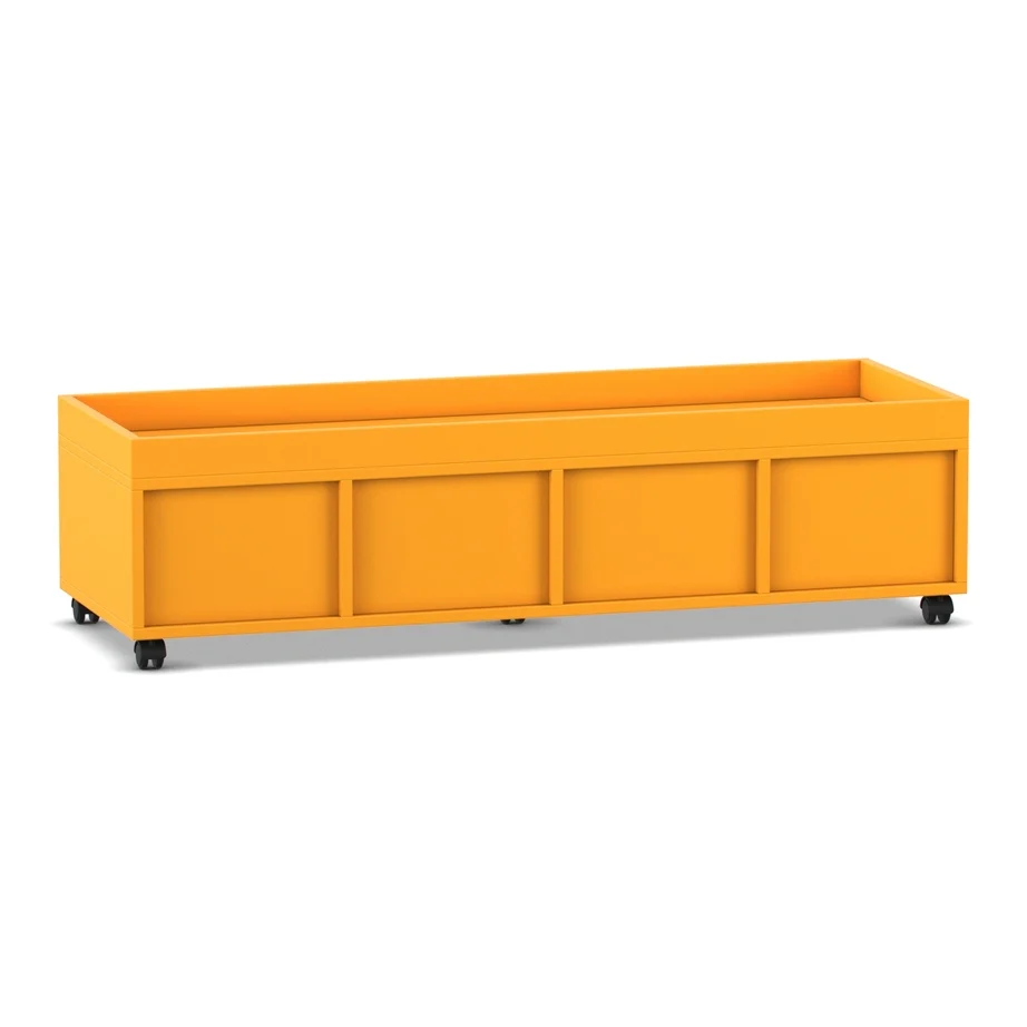Korbbox, Container, Rollcontainer, Mobil, orange