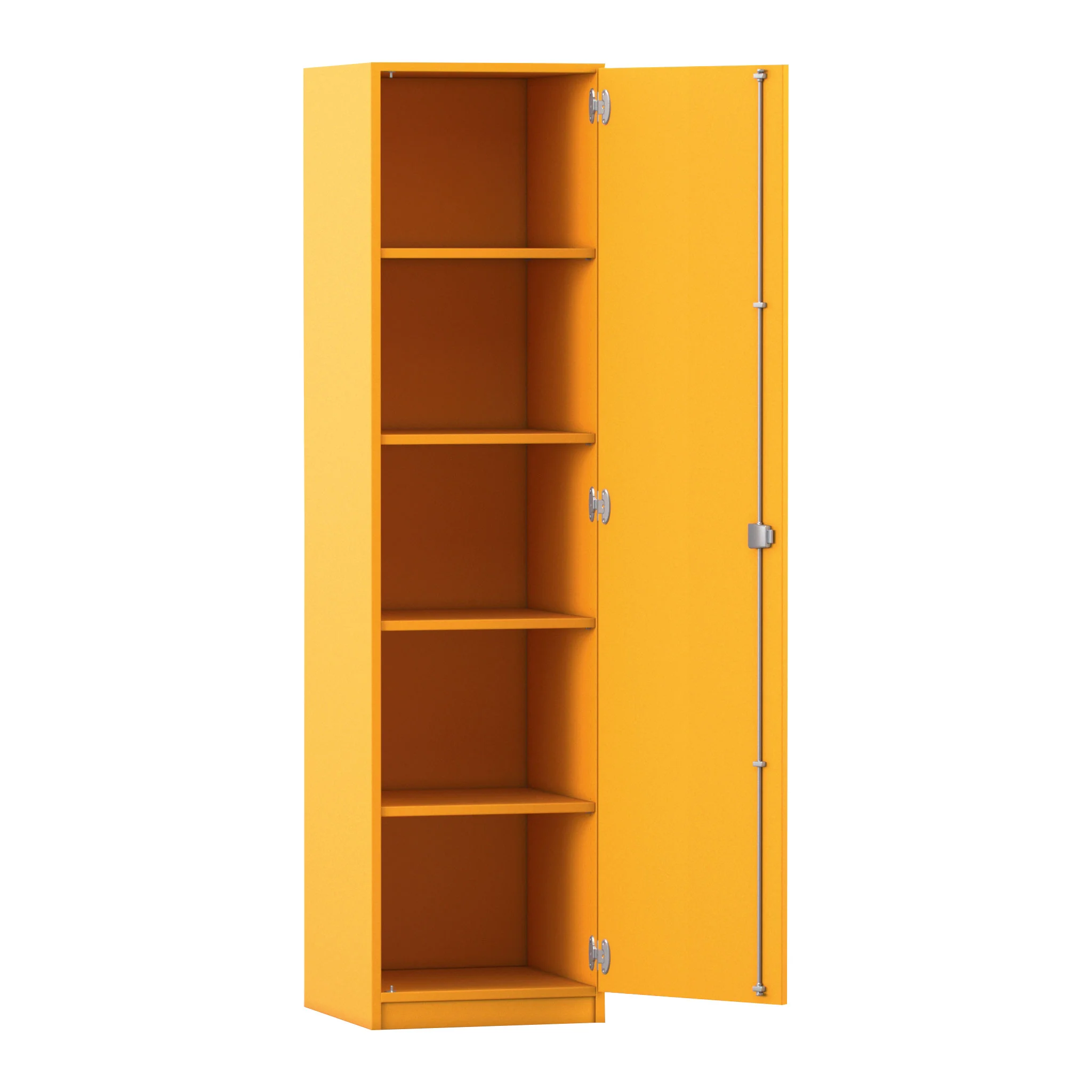 Schrank, Hängeschrank, Sicherung, Gelb, Regal