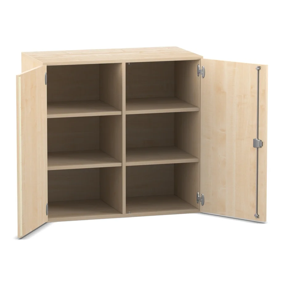 Schrank, Vorratsschrank, Regal, Holz, Schranktüren