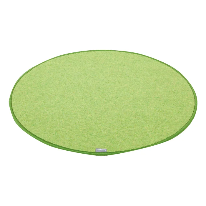 Teppich, Rund, Grün, Kuschelteppich, Küchen-/Wohnbereich