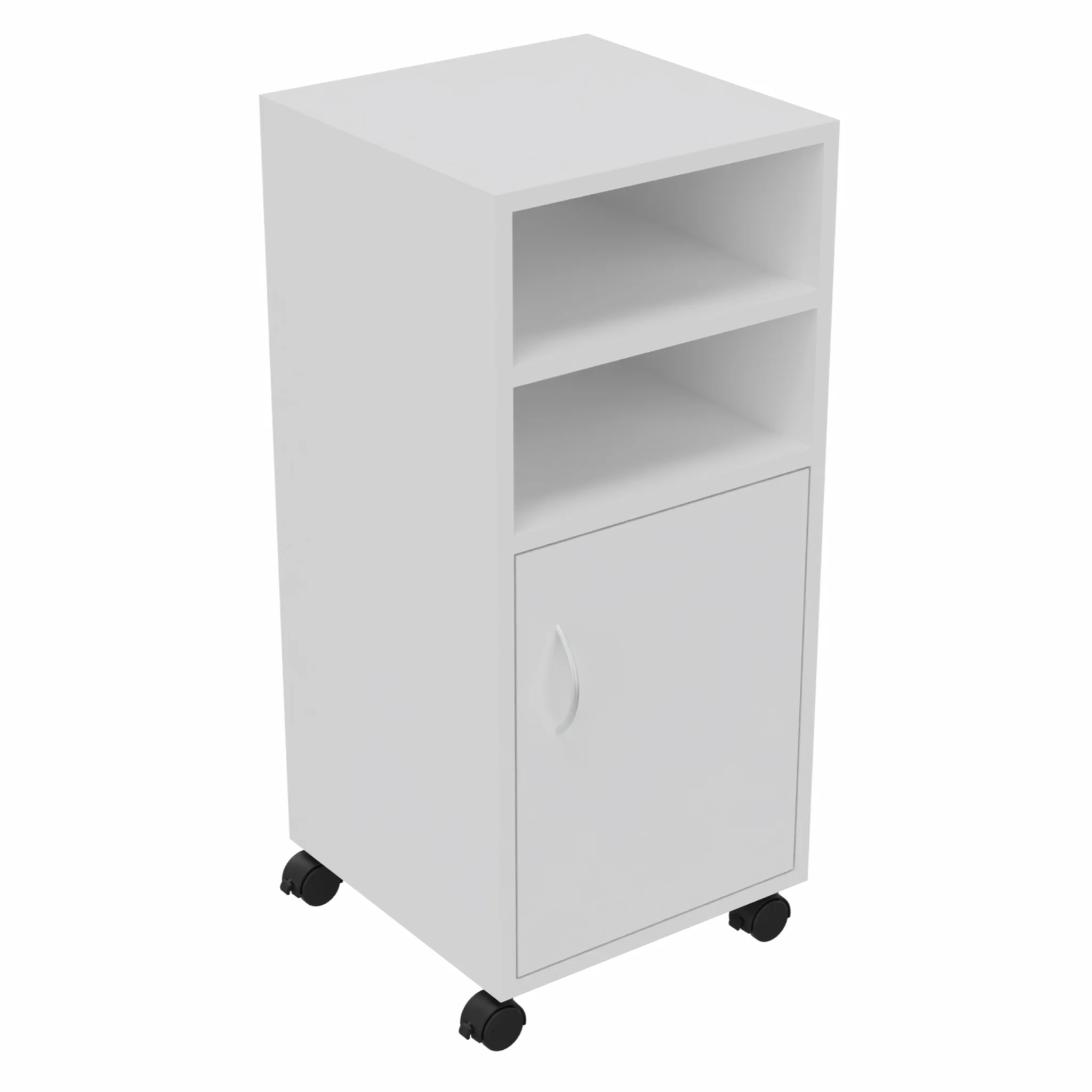 Beistellschrank, Rollregal, Schrank mit Tür, Schubladeneinheit, Rollbare Möbel