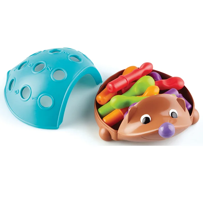 Snack Box, Hedgehog, Colored Chalks, Plastic Toy, Toy Set