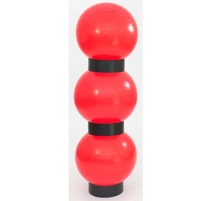 rot, gestapelte kugeln, ballonform, fitness spielzeug, gummi ball