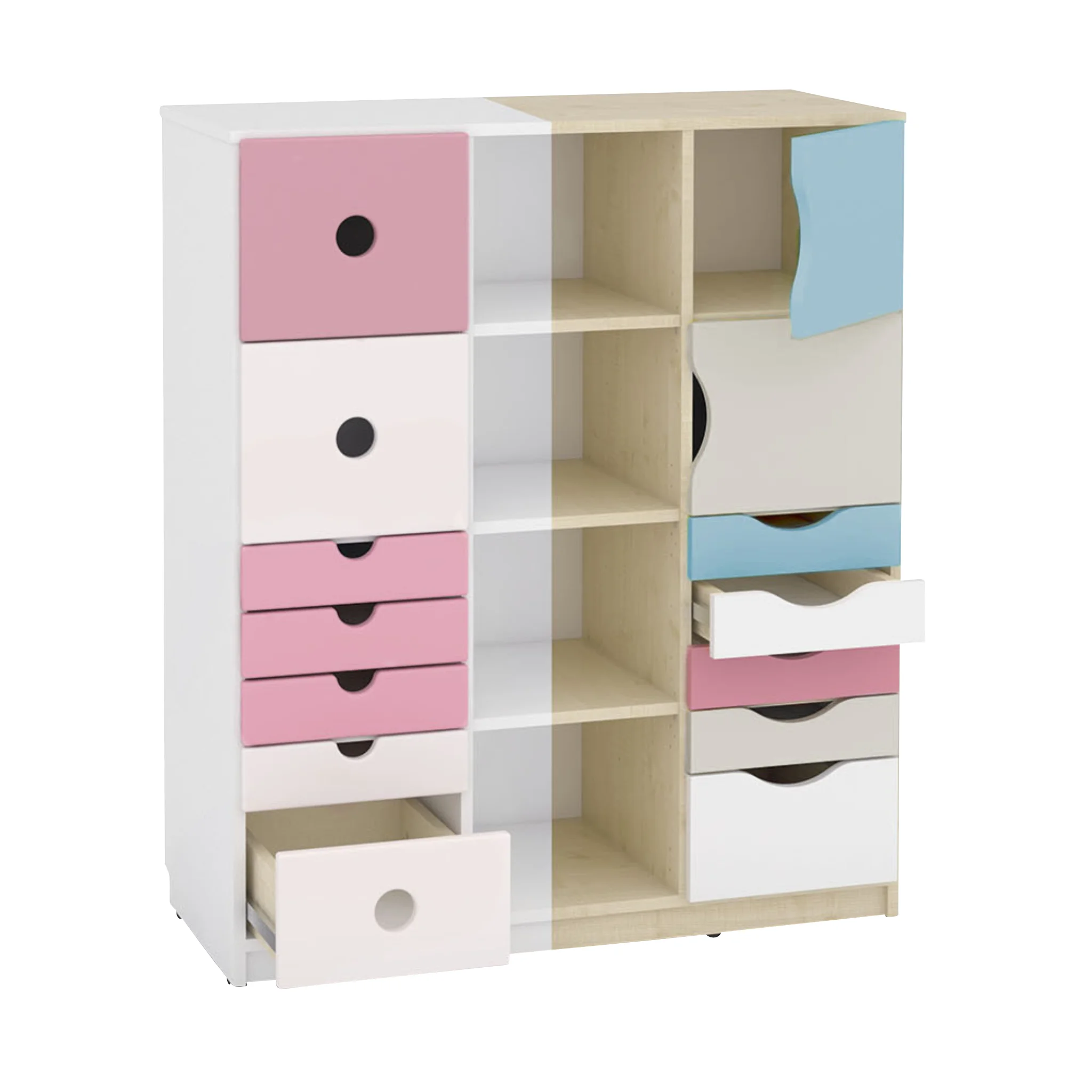 Kleiderkommode, Aufbewahrung, Schrank, Holzregal, Schubladen