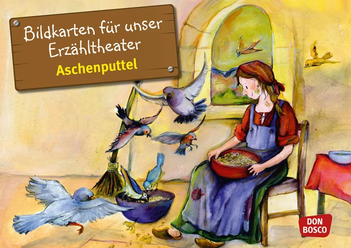 Aschenputtel, Mädchen, Vögel, Brotkruste, Küche
