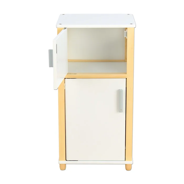 Küchenschrank, Unterschrank, Holzrahmen, weiß, Schranktür