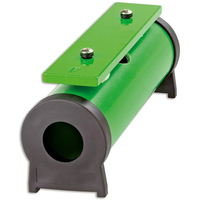 cutter, grünes bauteil, plastikrohr, zylindrische klemme, bauzubehör