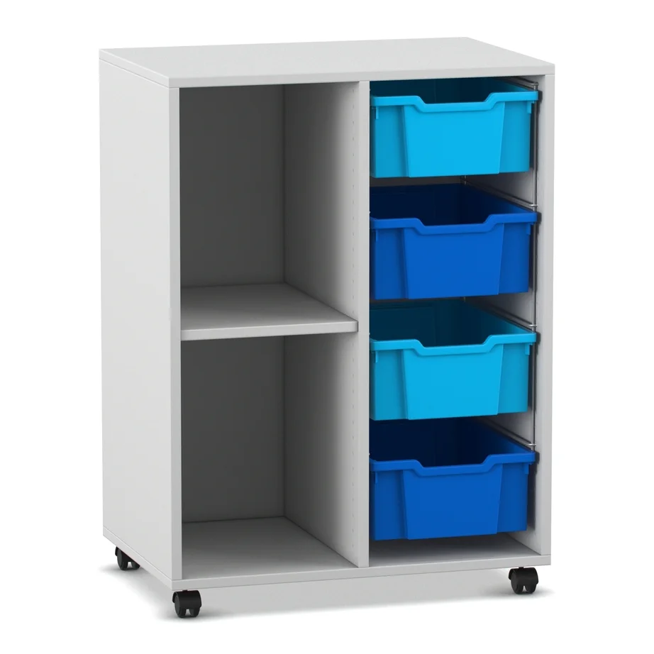 Kabinett, Schubladenkasten, Lagerboxen, Rollcontainer, Rollschrank