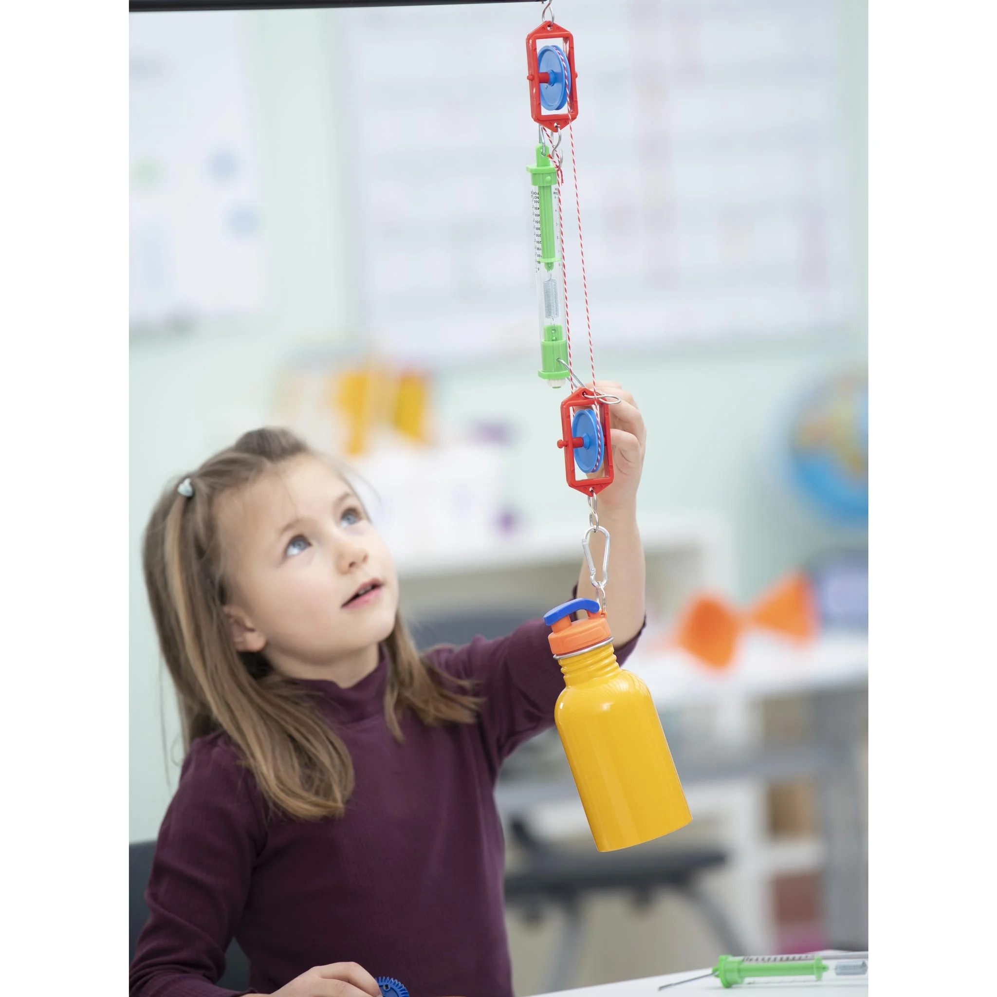 Wissenschaftsset, Bildungs Spielzeug, Wasserflasche, Montagewerkzeug, Kettenantrieb
