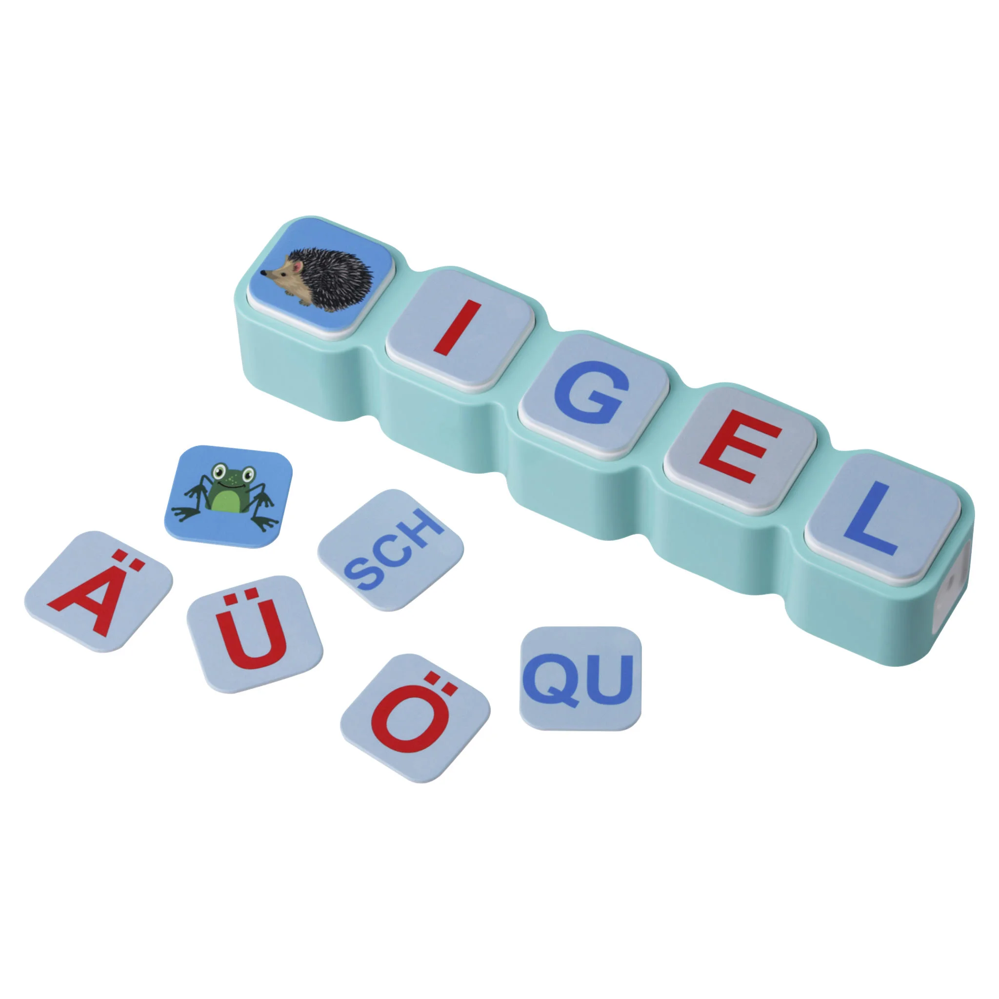 Lernspiel, Buchstaben, Alphabet, Buchstabenwürfel, Motivtier