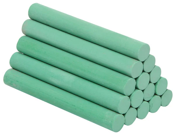 Kreide, Kunststoffstange, Grün, Stange, Chalk