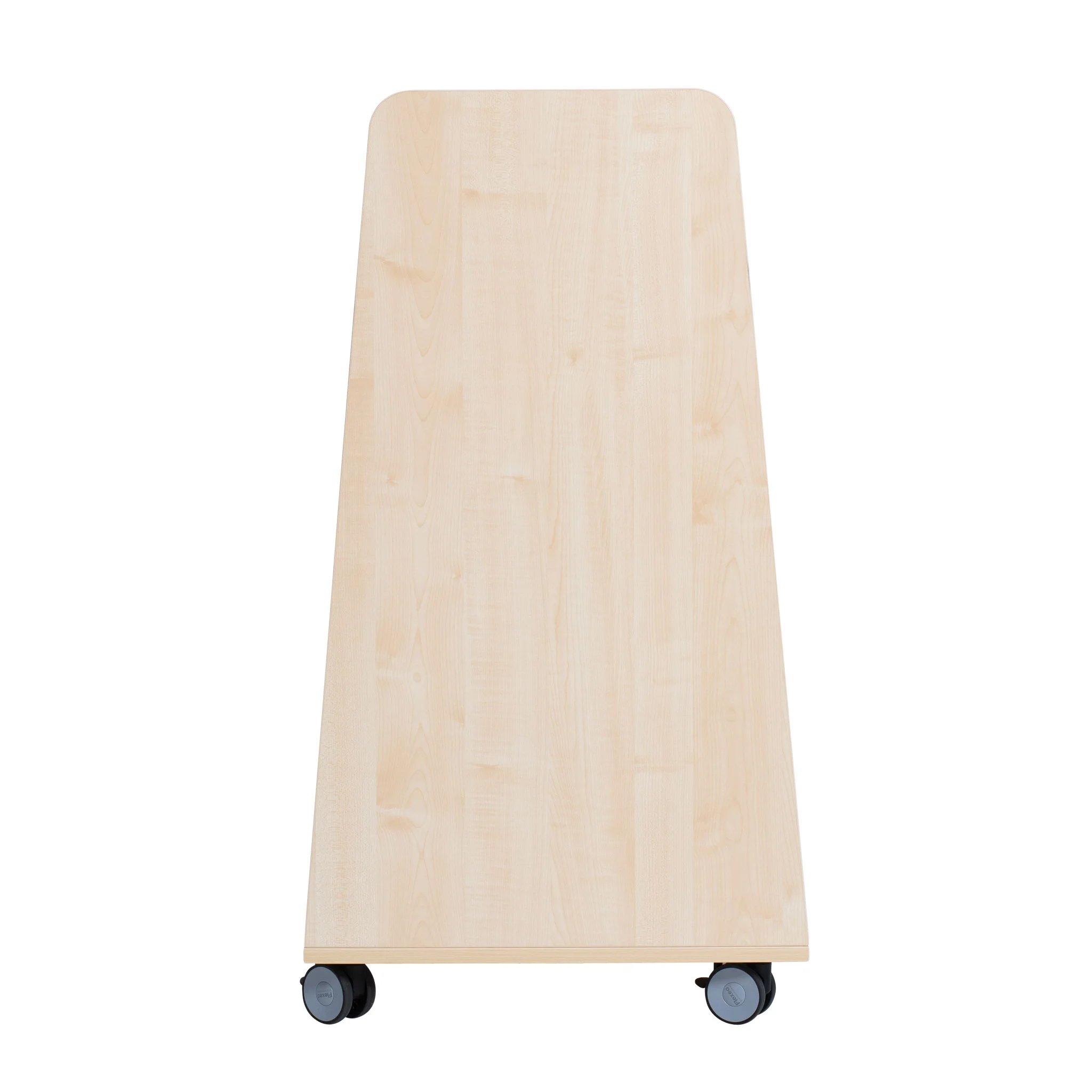 Holzboard, Mobile Tischplatte, Kofferschonendes Rollboard, Holzträger, Rollunterlage mit Rädern