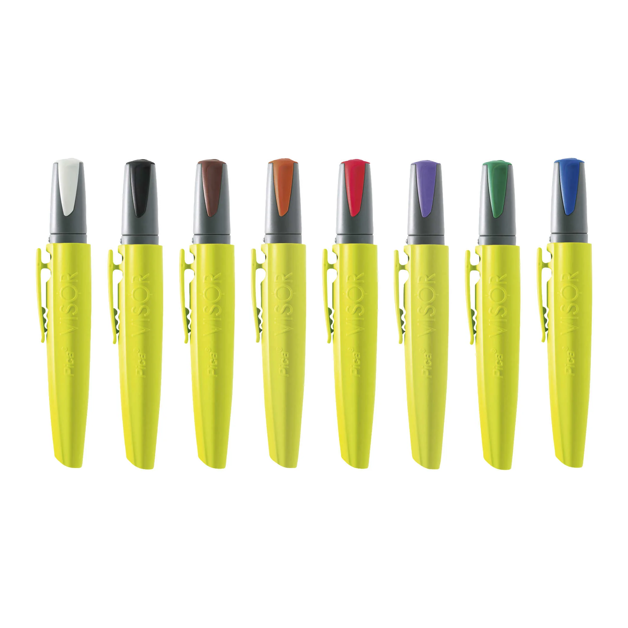 Highlighter, Stift, Neon, mehrfarbig, Gelb