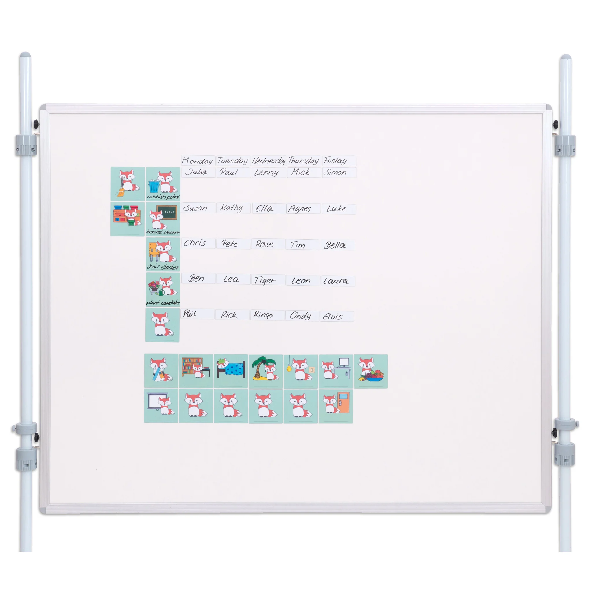 whiteboard, tintenlösbar, magnetisch, trockentafel, tafel