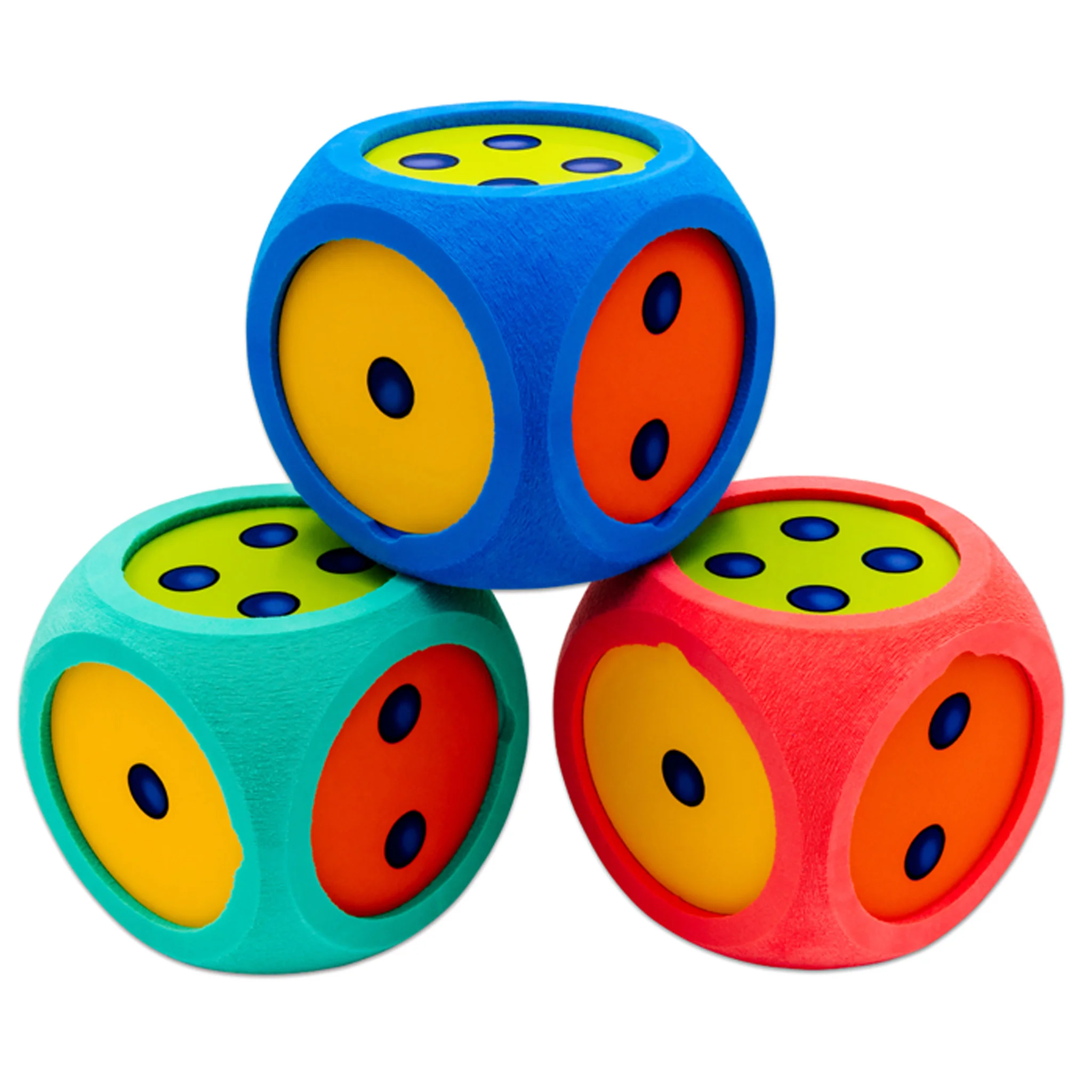 Würfel-Spielzeug, Fühlwürfel, Bunte Würfel, Bausteinwürfel, Spielzeugwürfel