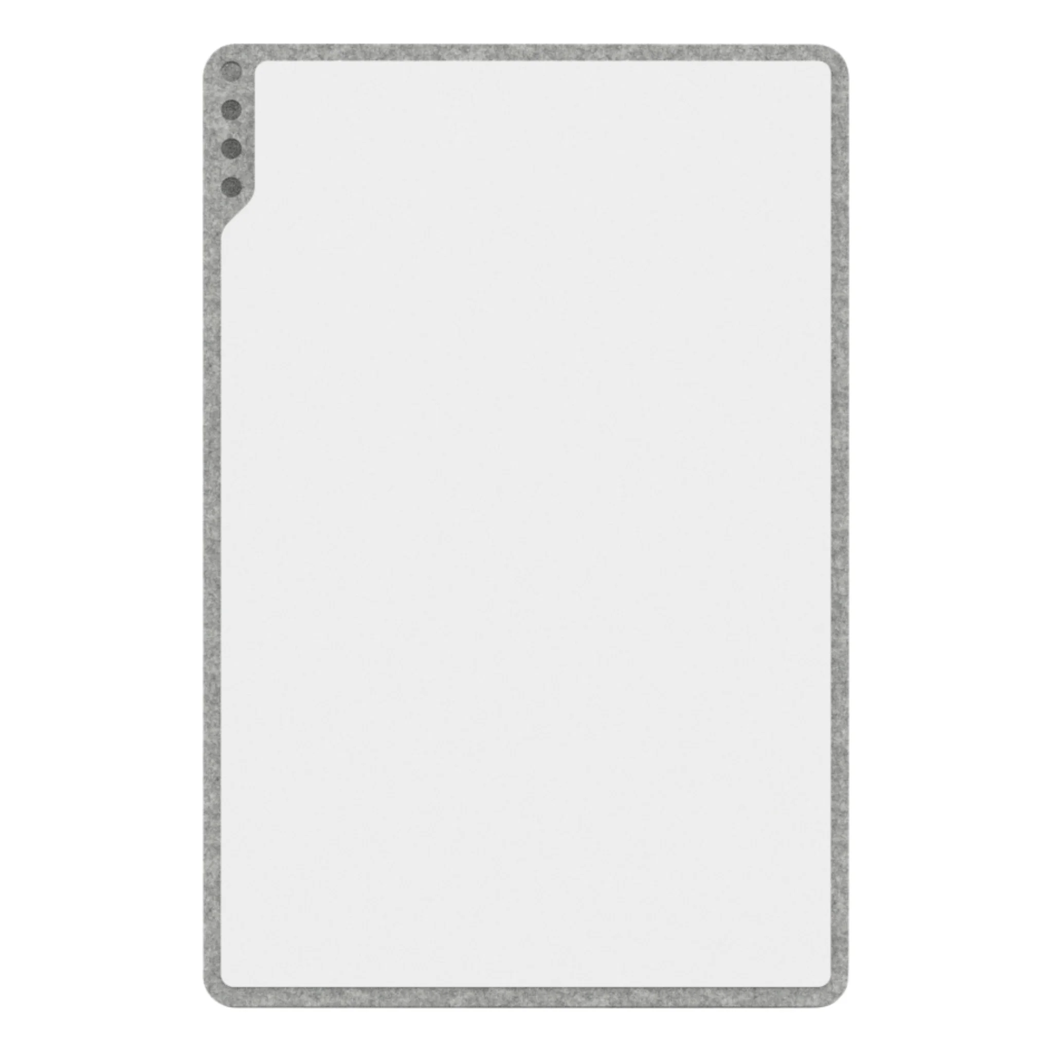 PLAYROOM PLAYBOARD Whiteboard, 75 x 50 cm - grau