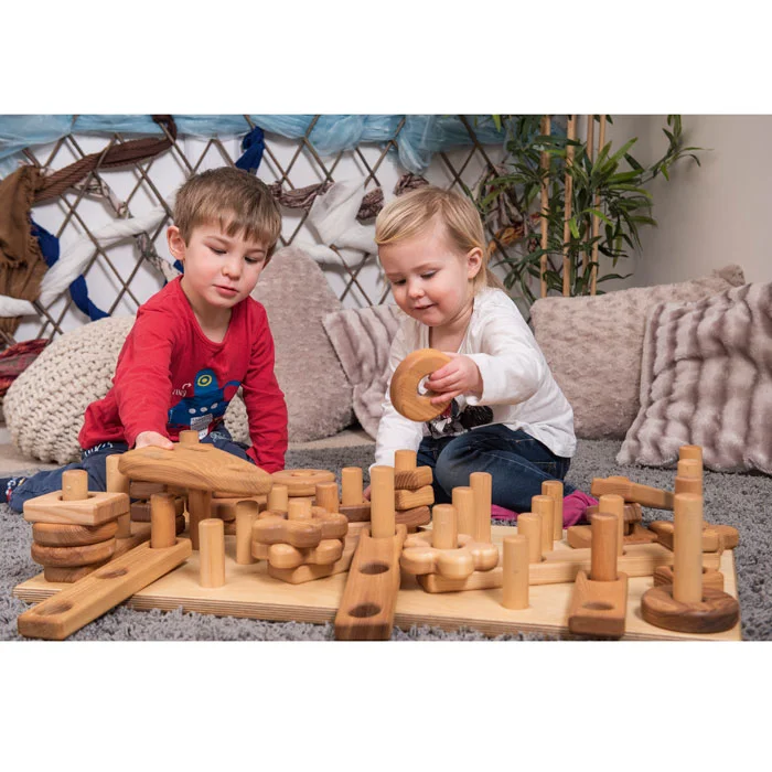 Holz-Stapel- & Baublock, Groß
