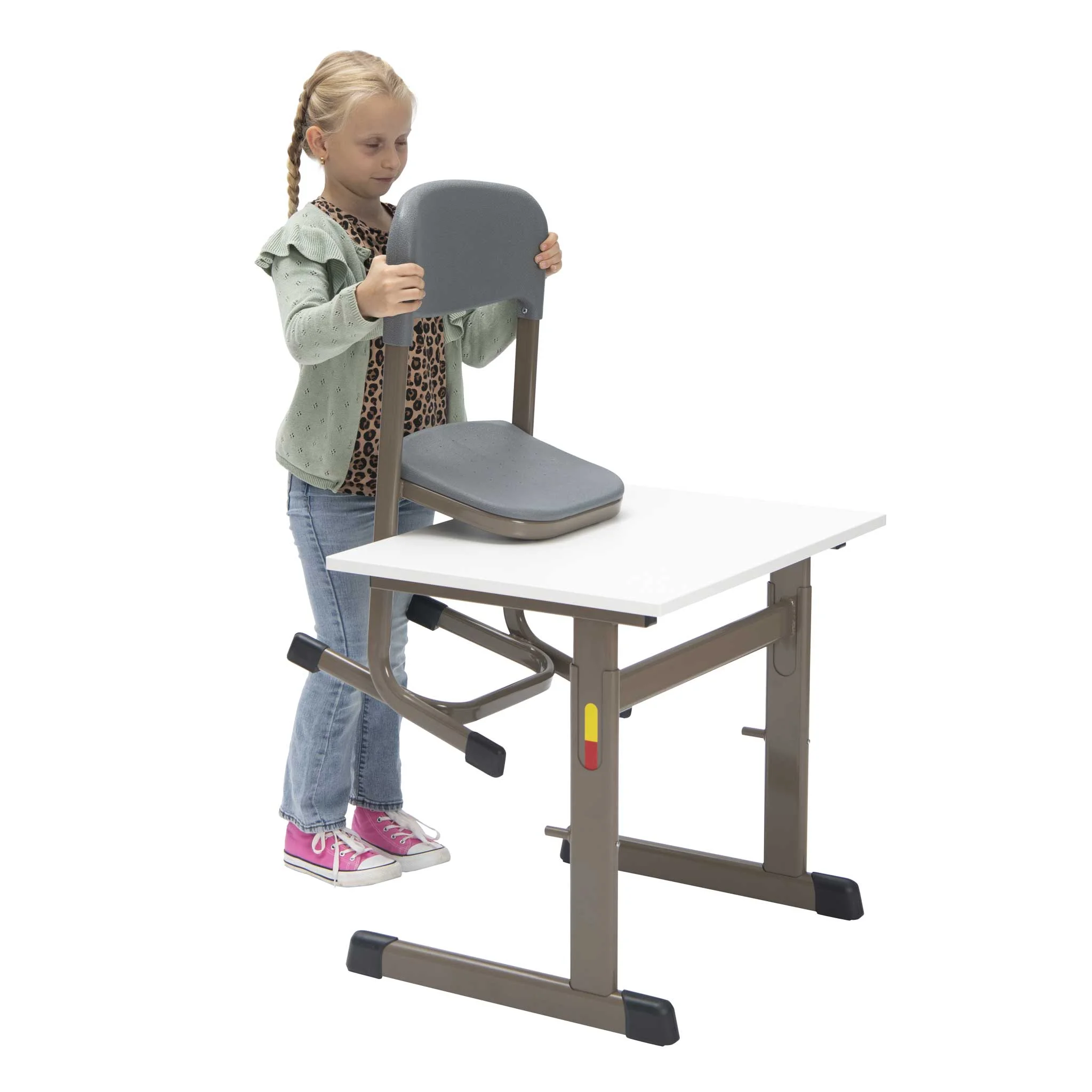 Schreibtischstuhl-Kind, Schreibtisch, Kinderstuhl, Schreibtisch mit Rückenlehne, Schreibtischstuhl höhenverstellbar