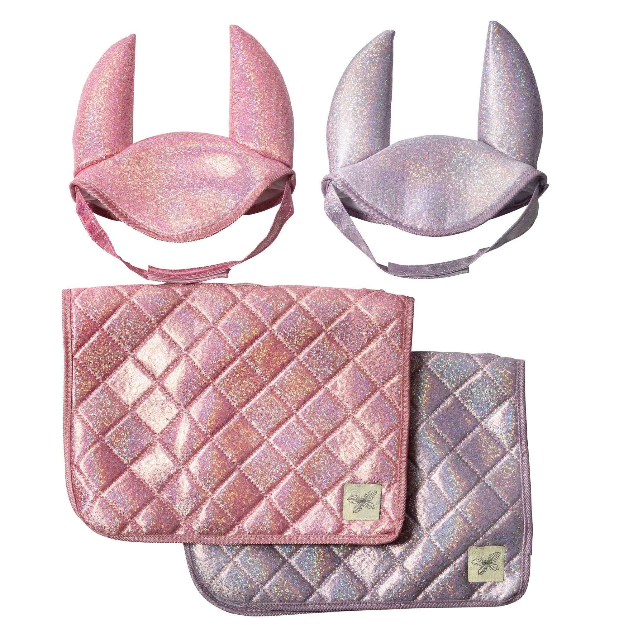 Kopfverkleidung, Katzenohr-Accessoire, Glitzer, Quilt-Tasche, Quilt-Design