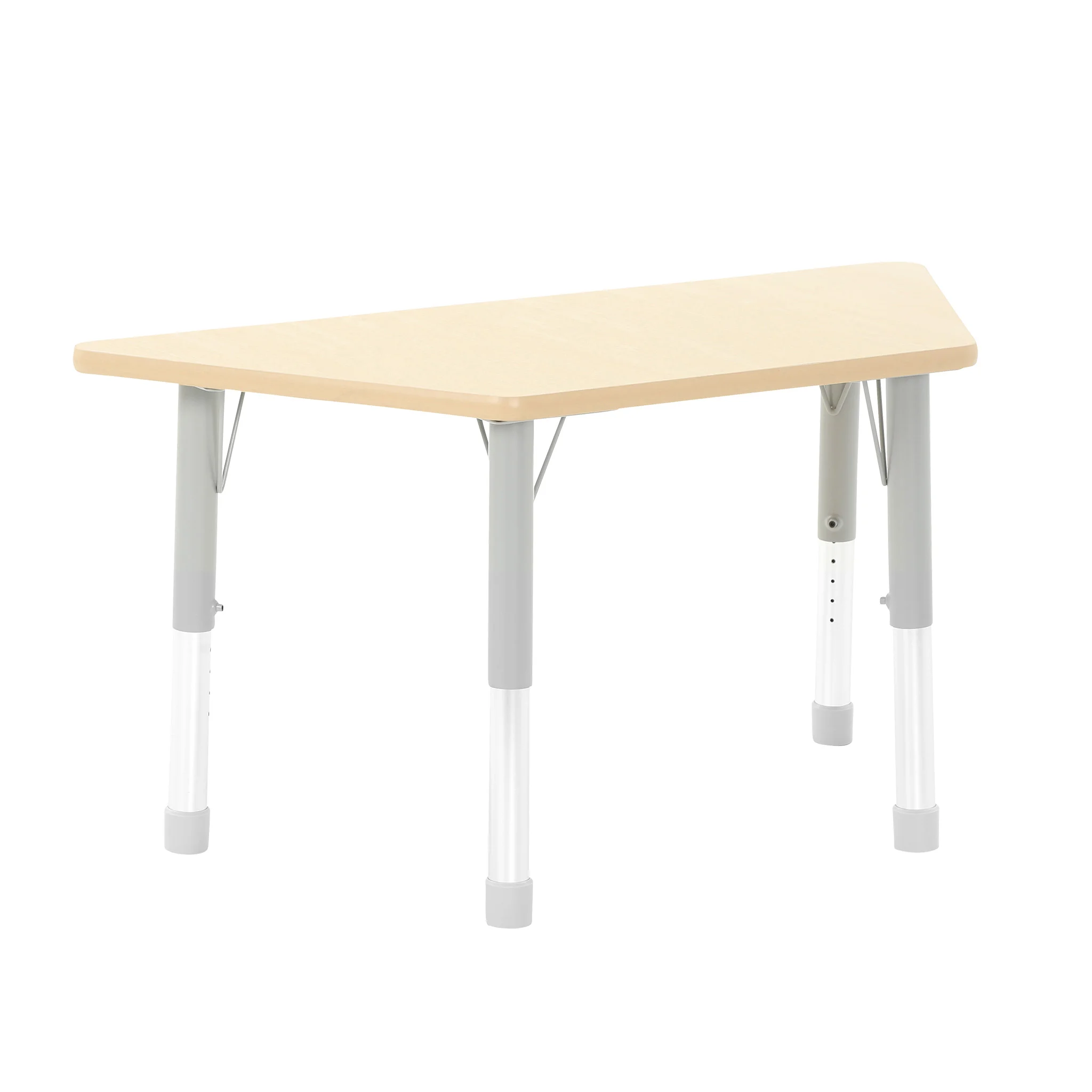 tisch, Beistelltisch, Holzplatte, verstellbare Beine, Metallbeine