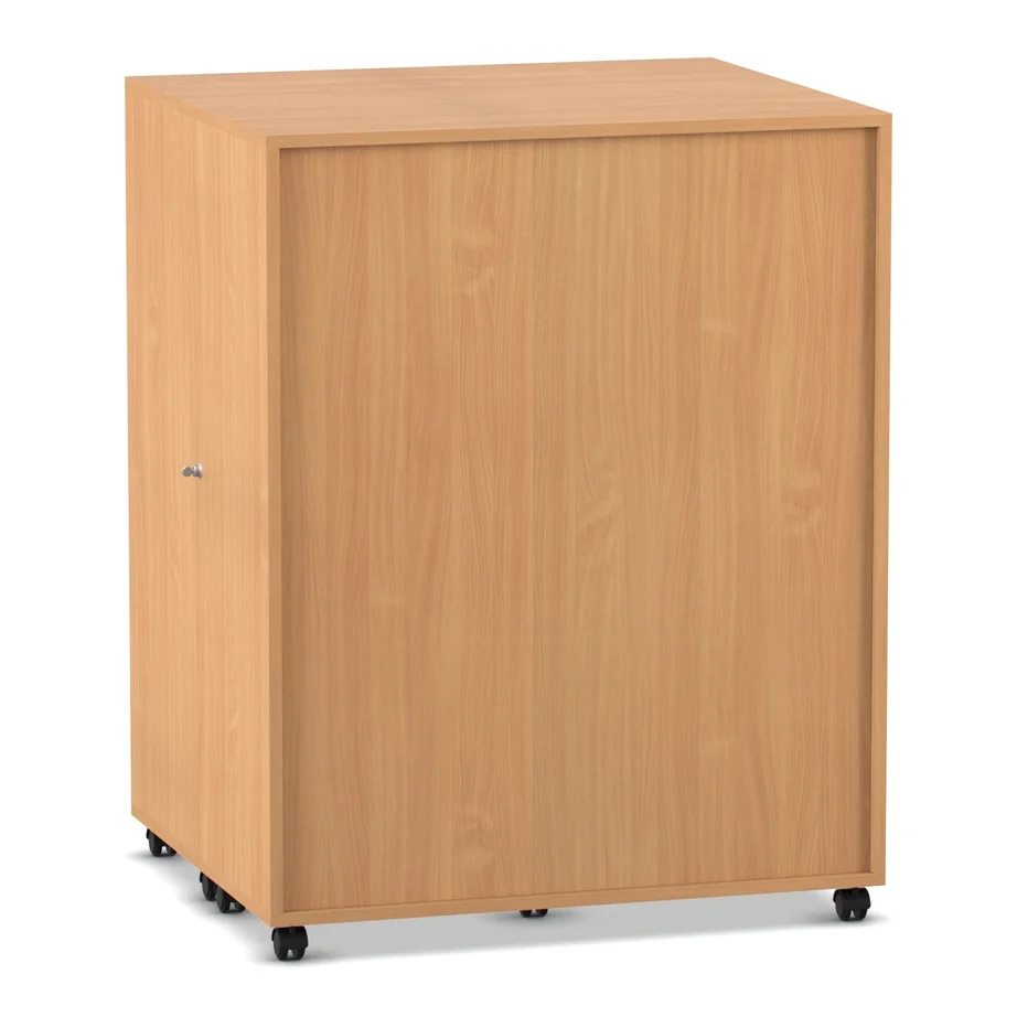 Schrank, Mobelschrank, Holzoberfläche, Rollenunterstützung, Korpus aus Holz