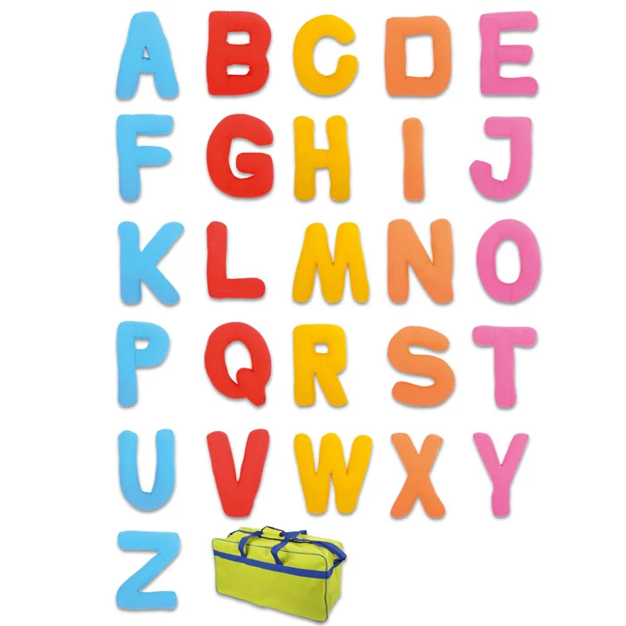 Alphabet, A-Z, Kids, Foam letters, Tasche