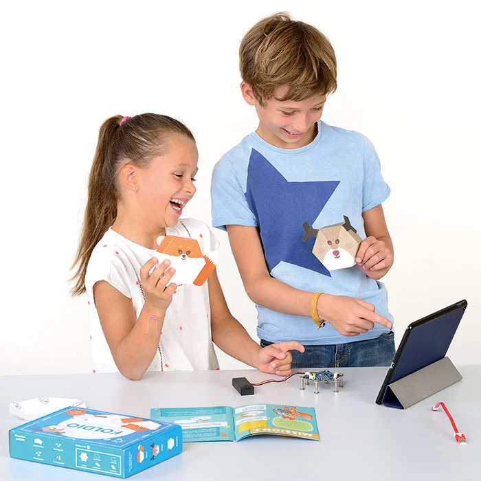Kinder, Bastelset, Elektronik, Roboter, Puzzle