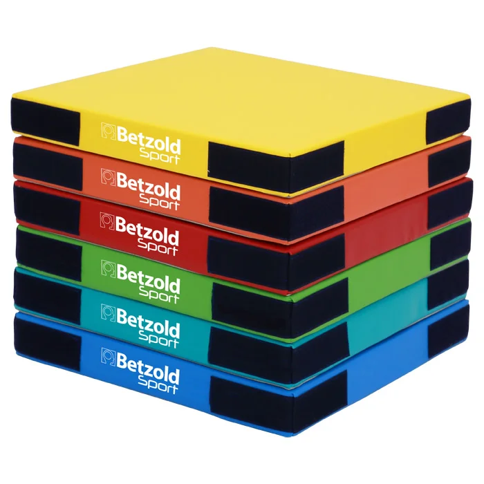 bunte stapel, farbige matten, fitnesmatte, Schaumstoffblock, Gym-Padding