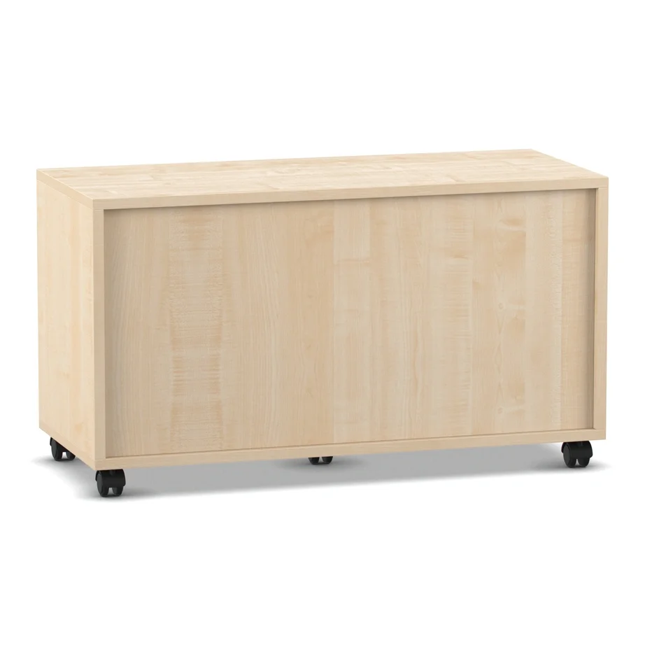 Schrank, Rollcontainer, Holz1, Holzfarben, rollen