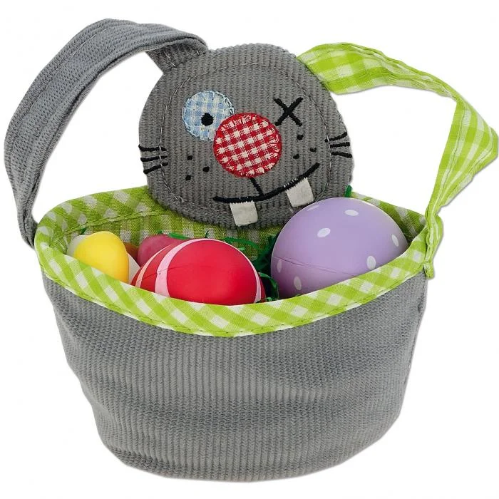 Osterkorb, Stoffkorb, Schaf Spielzeug, Ostereier, Kinderkorb