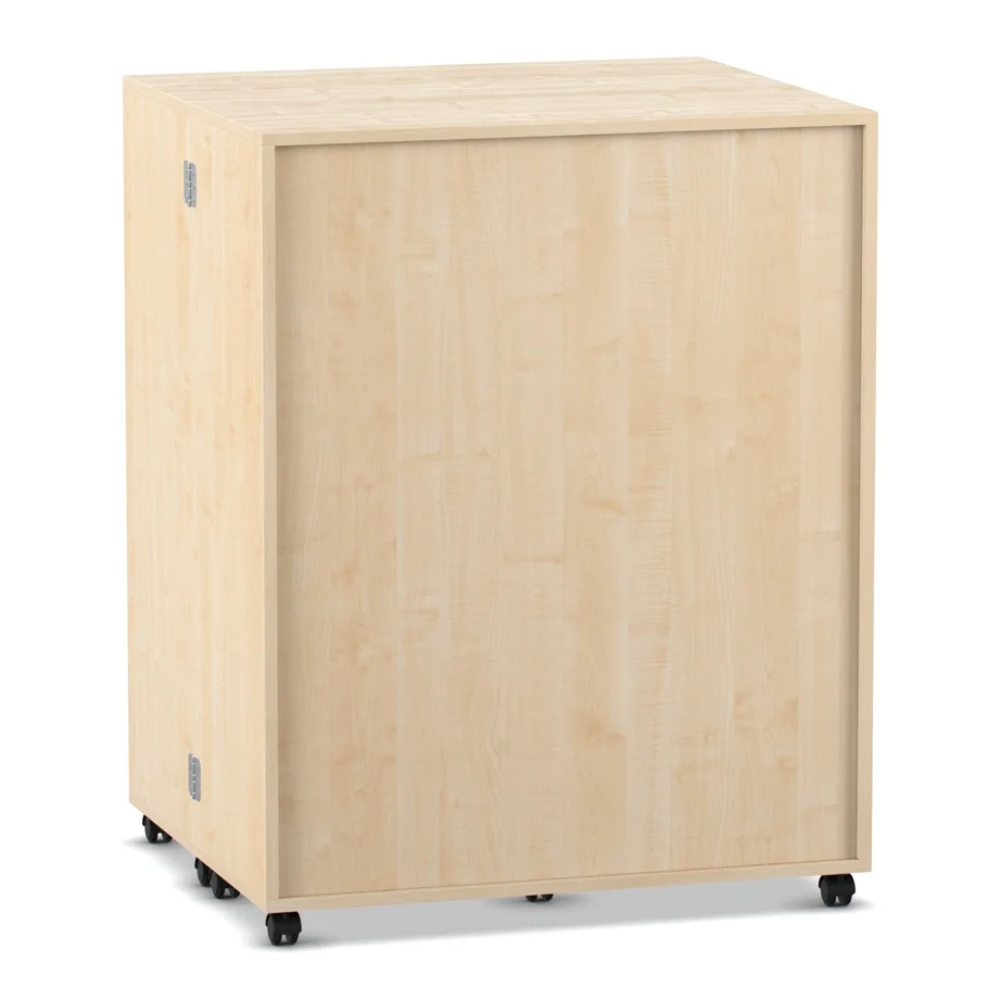 Schrank, Küche, Rollcontainer, Holzoptik, Lagerung
