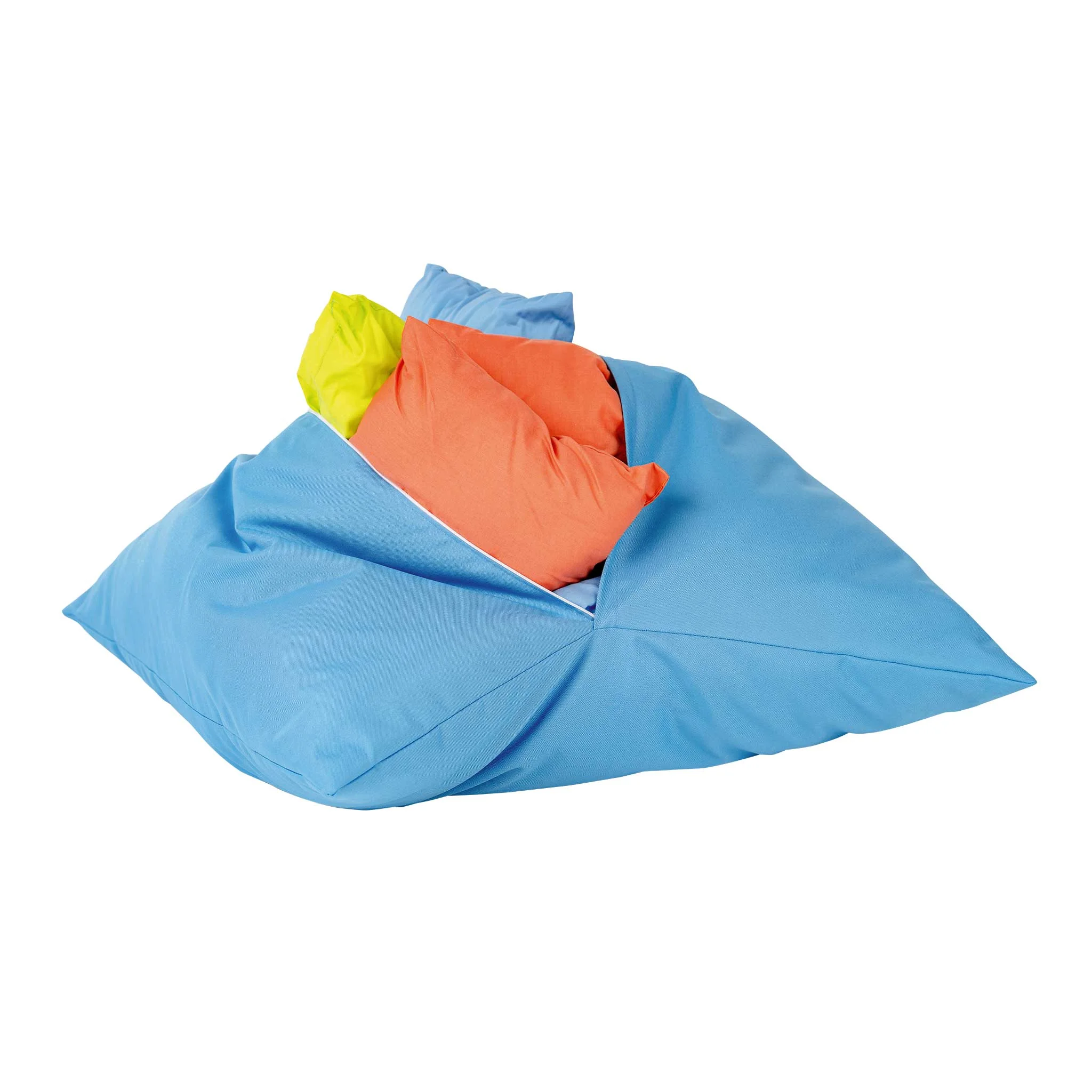 Sitzkissen, Pouf, Kissenbezug, Sitzauflage, Buntes Kissen