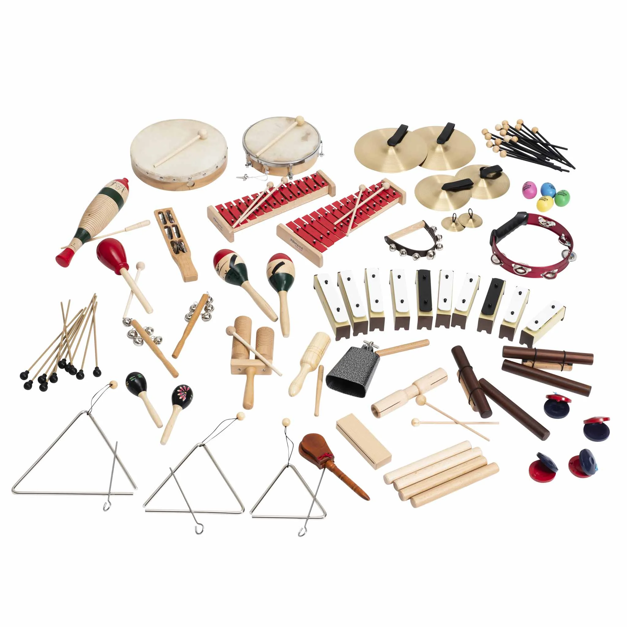 Musikinstrumenten-Set, Kleine Trommeln, Xylophon, Schlagzeugzubehör, Musikspielzeug
