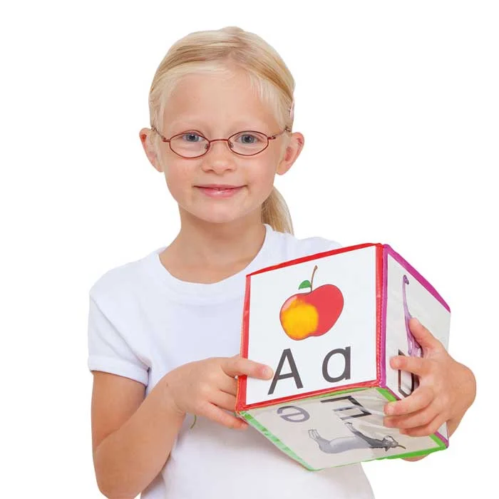 Kinder, Lernwürfel, ABC, Alphabet, Bildungsspiel