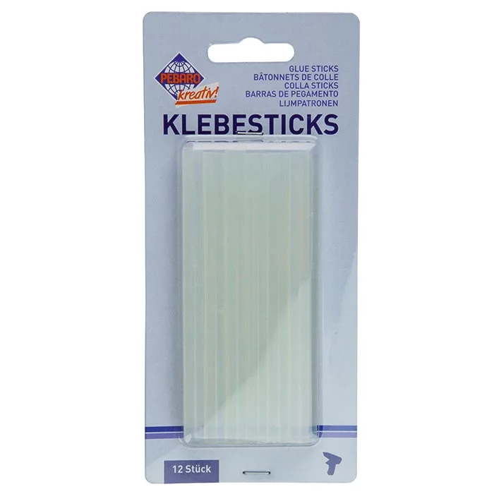Klebesticks, Klebeband, Transparentstreifen, Klebstreifen, 12 Stück