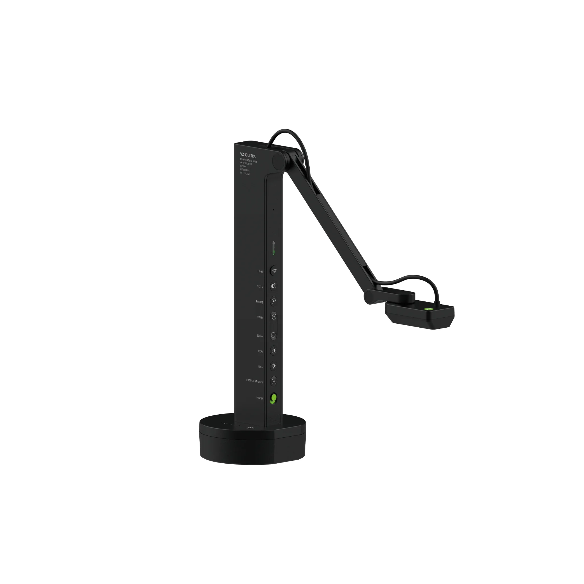 Schreibtischlampe, LED, Klemmhalter, Schwarz, Tischleuchte