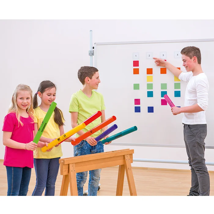 Schulunterricht, Farben, Tafel/Whiteboard, Griffel/Stick, Kindergruppe