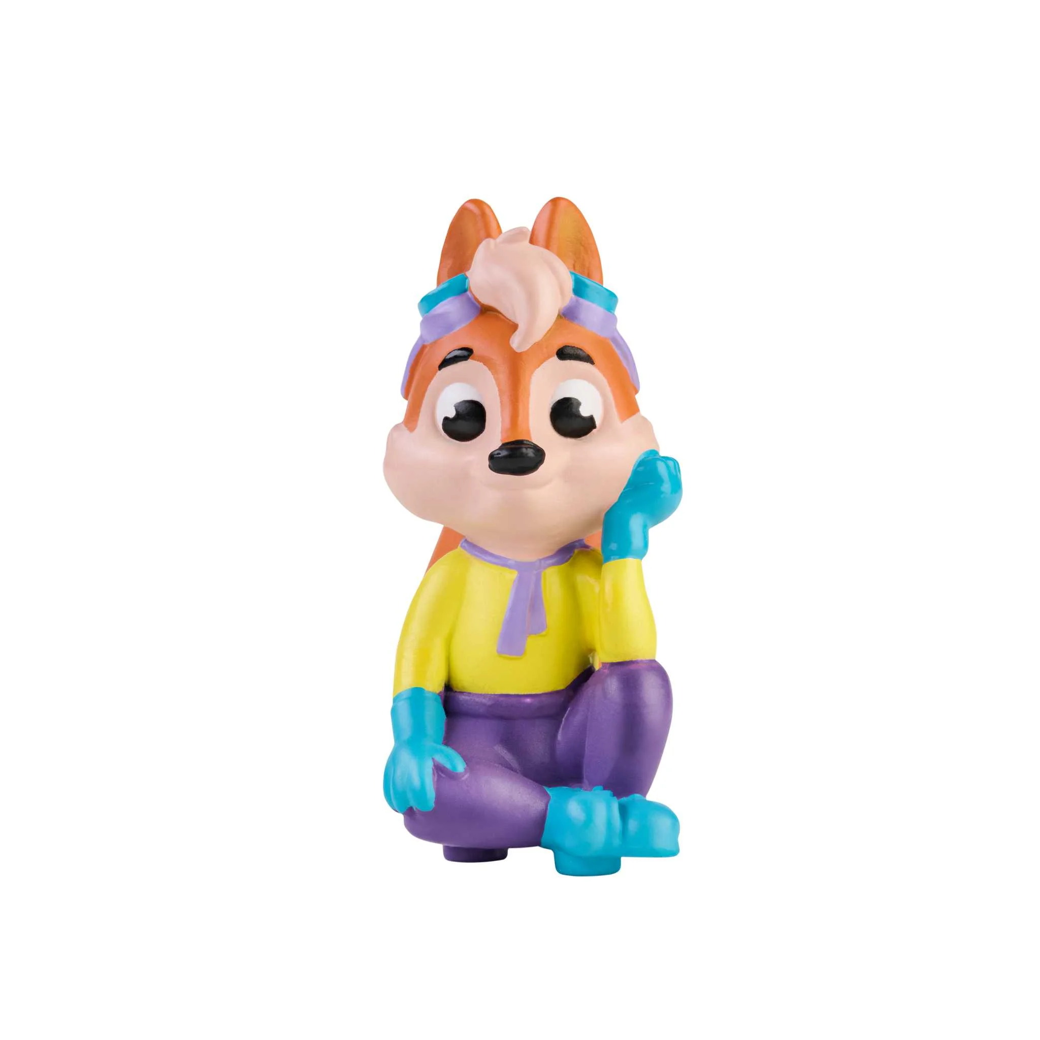 Spielzeugfigur, Fuchs, Tierfigur, Haarband, bunte Kleidung
