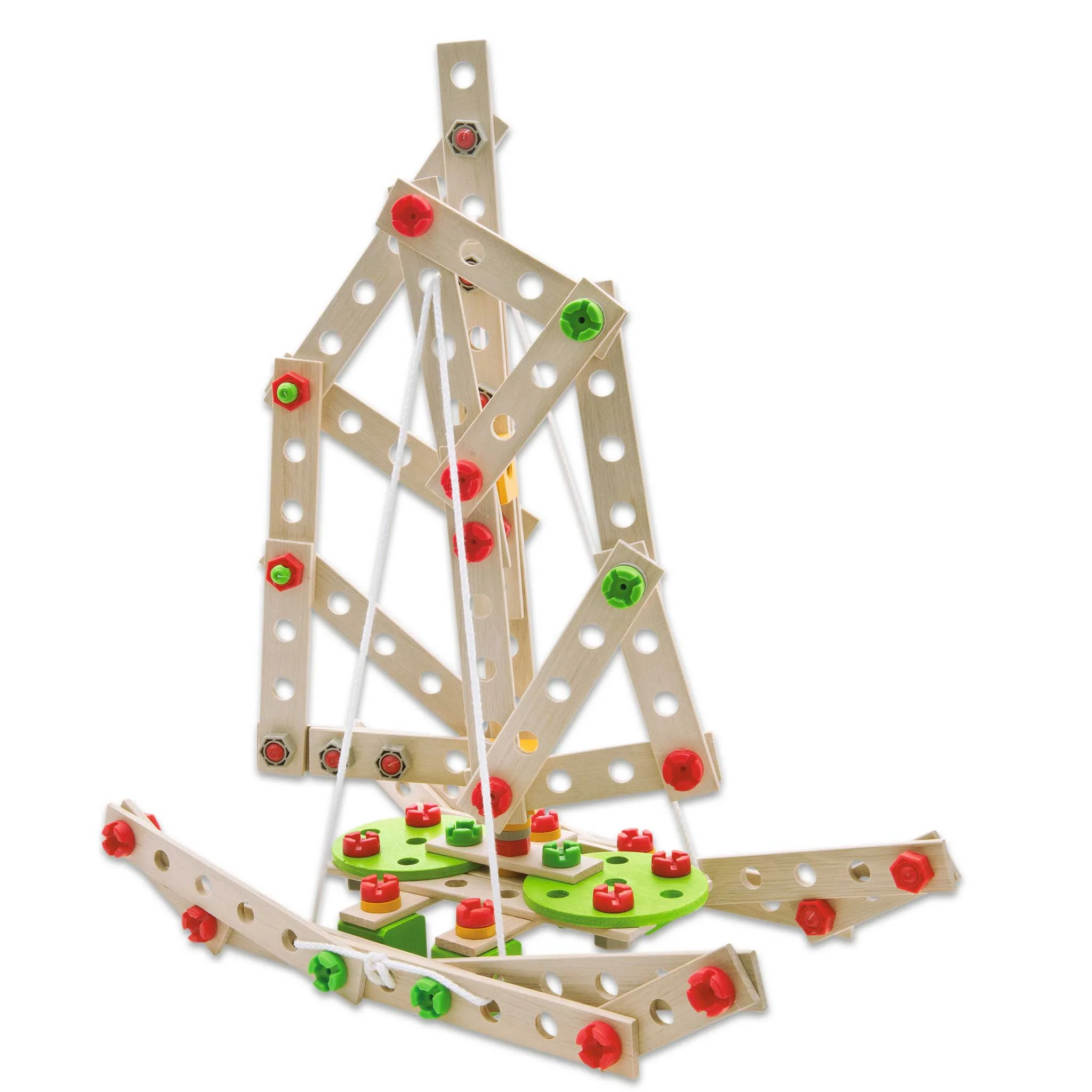 Holzbausatz, Konstruktion, Konstruktion aus Holz, Bauteile, Boote/Schiff