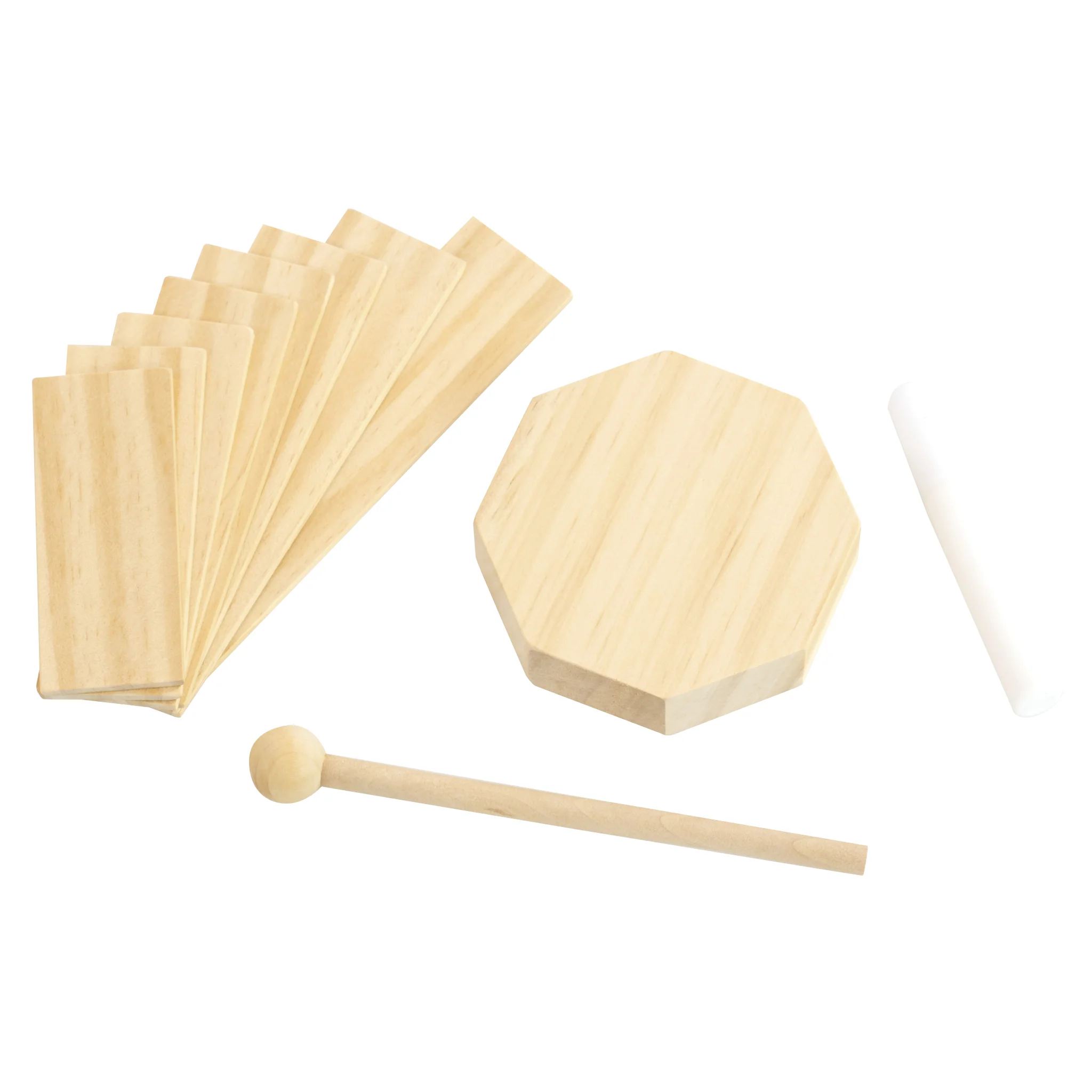 Holz, Punkte, Werkzeug, Kelle, Stempelset