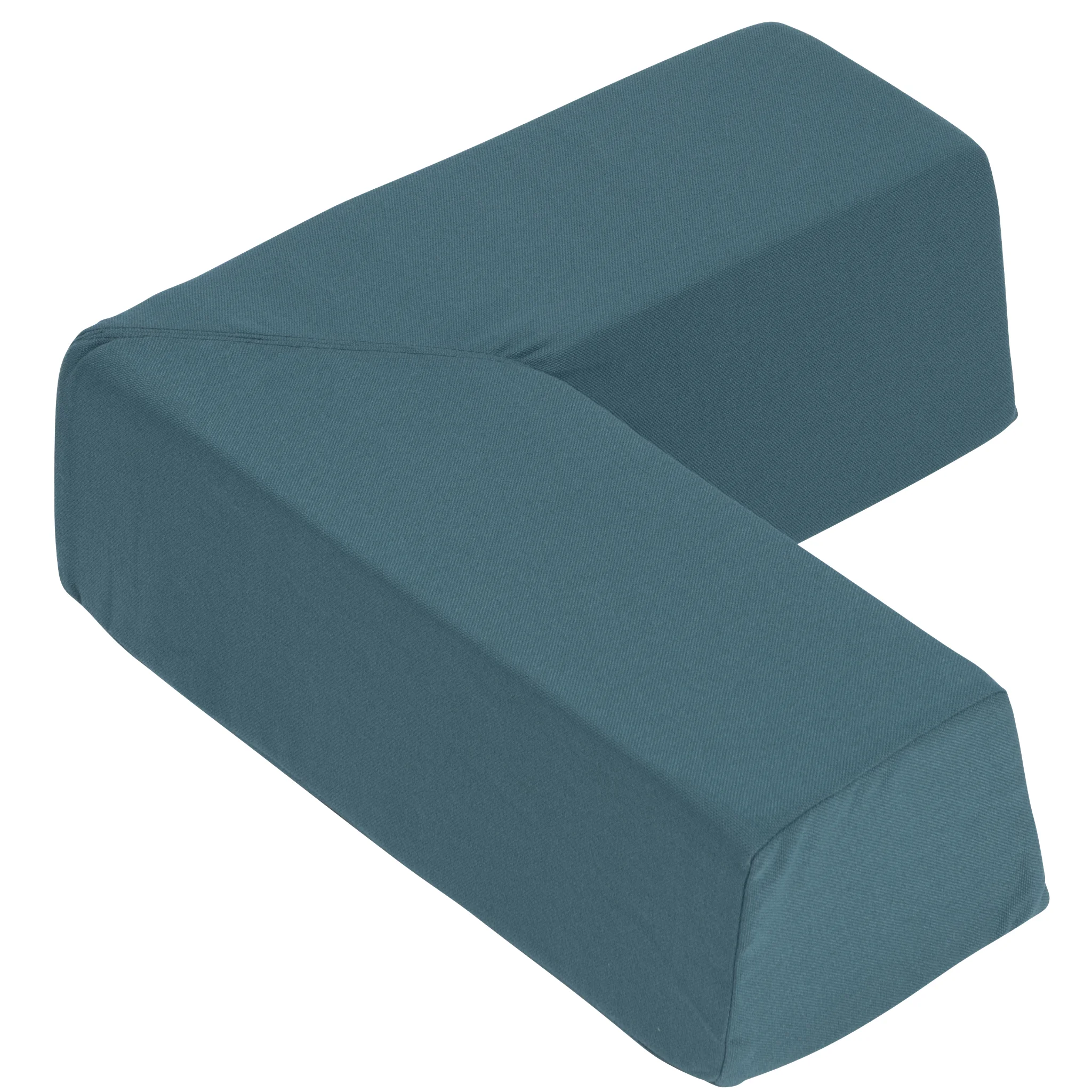 Sitzkissen, Kantenschutz, Sitzpolster, Teal, Polsterbezug