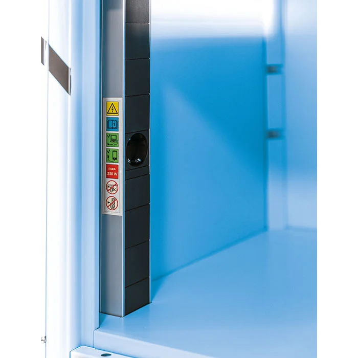 Schranktür, Schaltschrank, E-Bauteile, Montagekasten, Sicherheitsetiketten