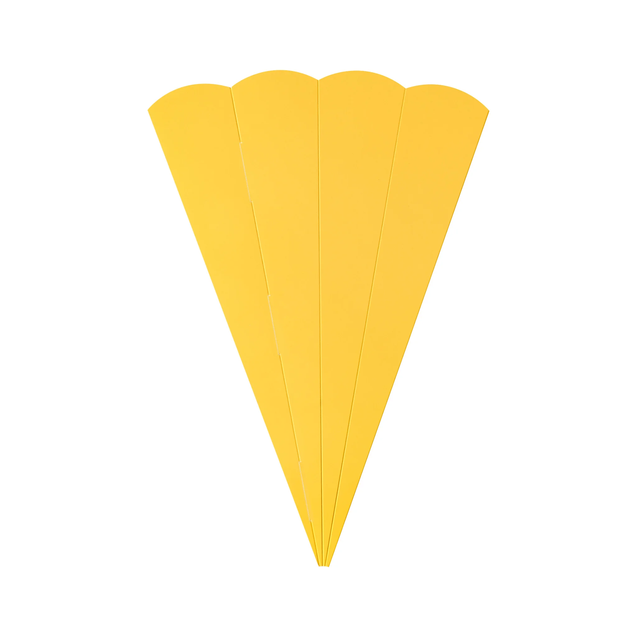 Faltblatt, Papierflieger, Gelb, Flügel-Form, Mehrfachfalz