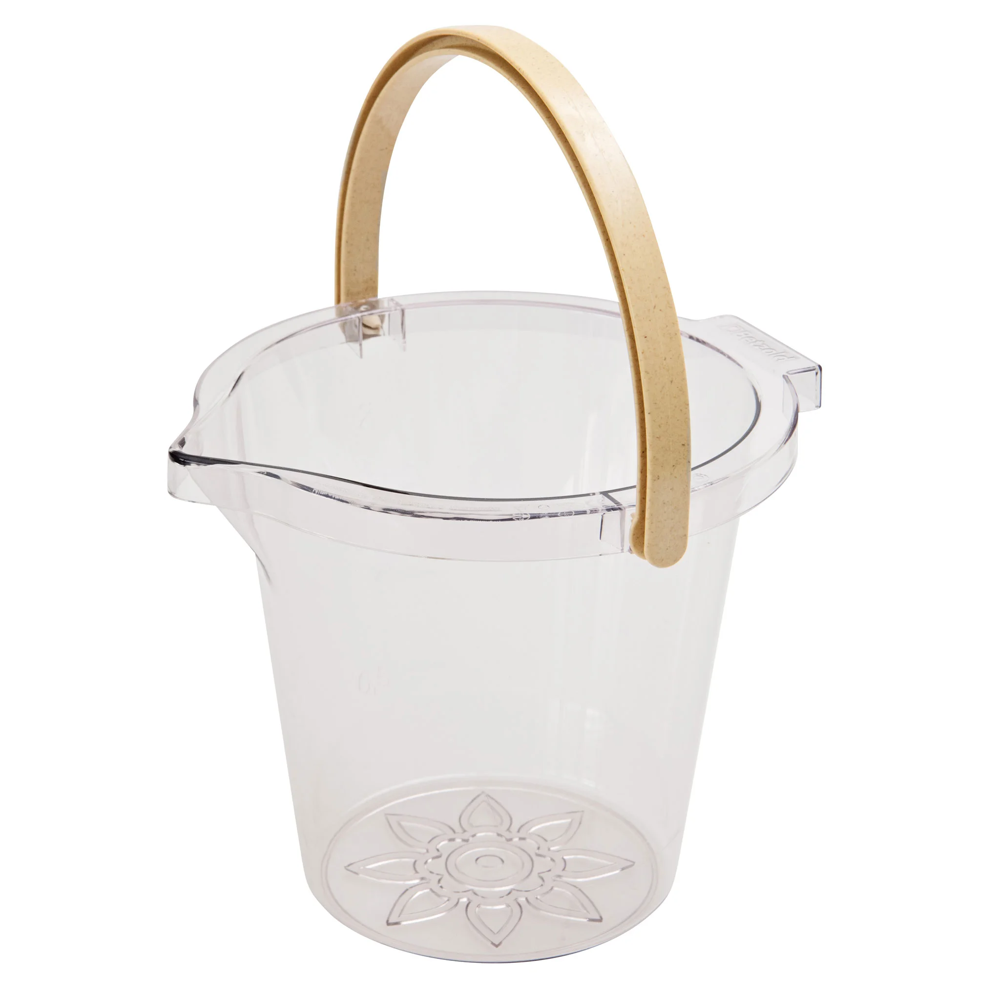 Korb, Bucket, Glas, Tragbarer Korb, Transparenter Behälter