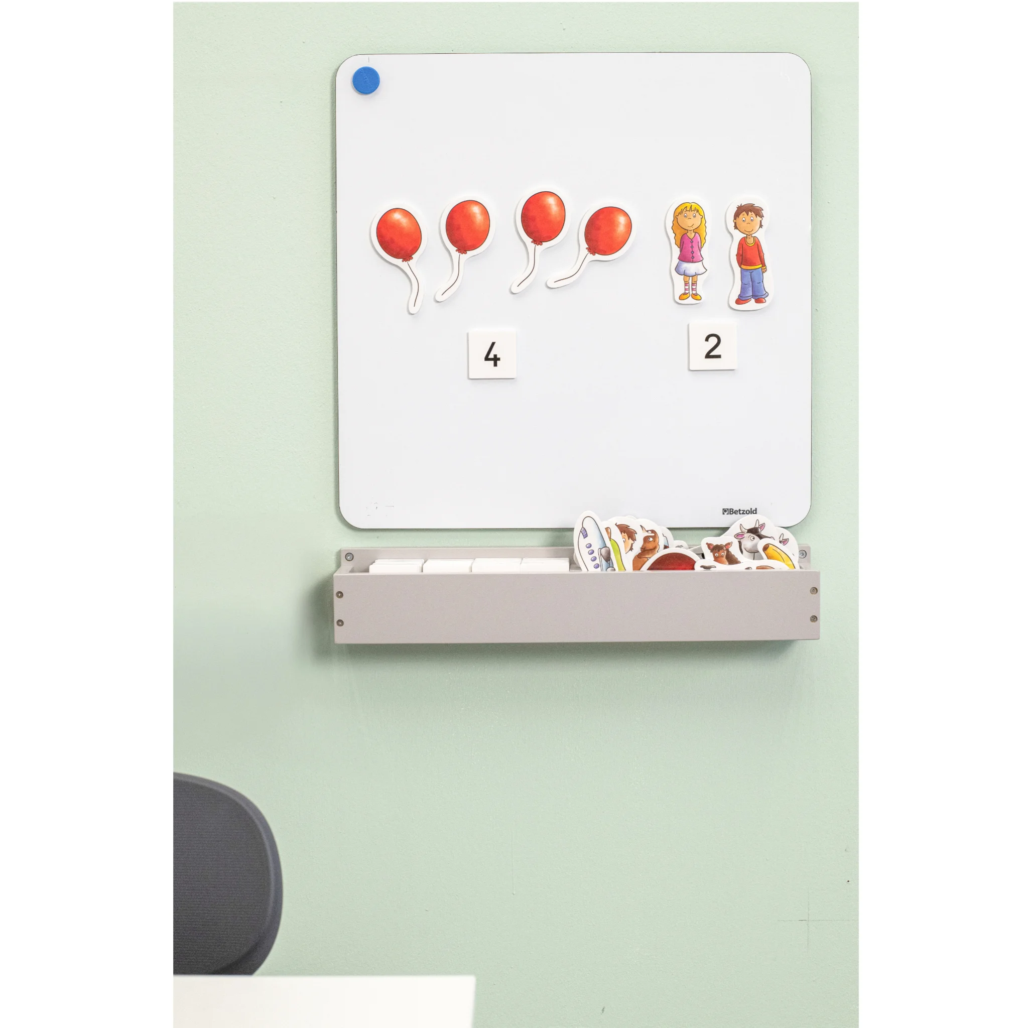 Tafelmagnet, Wandtafel, Bilderbuch-Magnettafel, Magnetsammlung, Kinderzimmer Deko