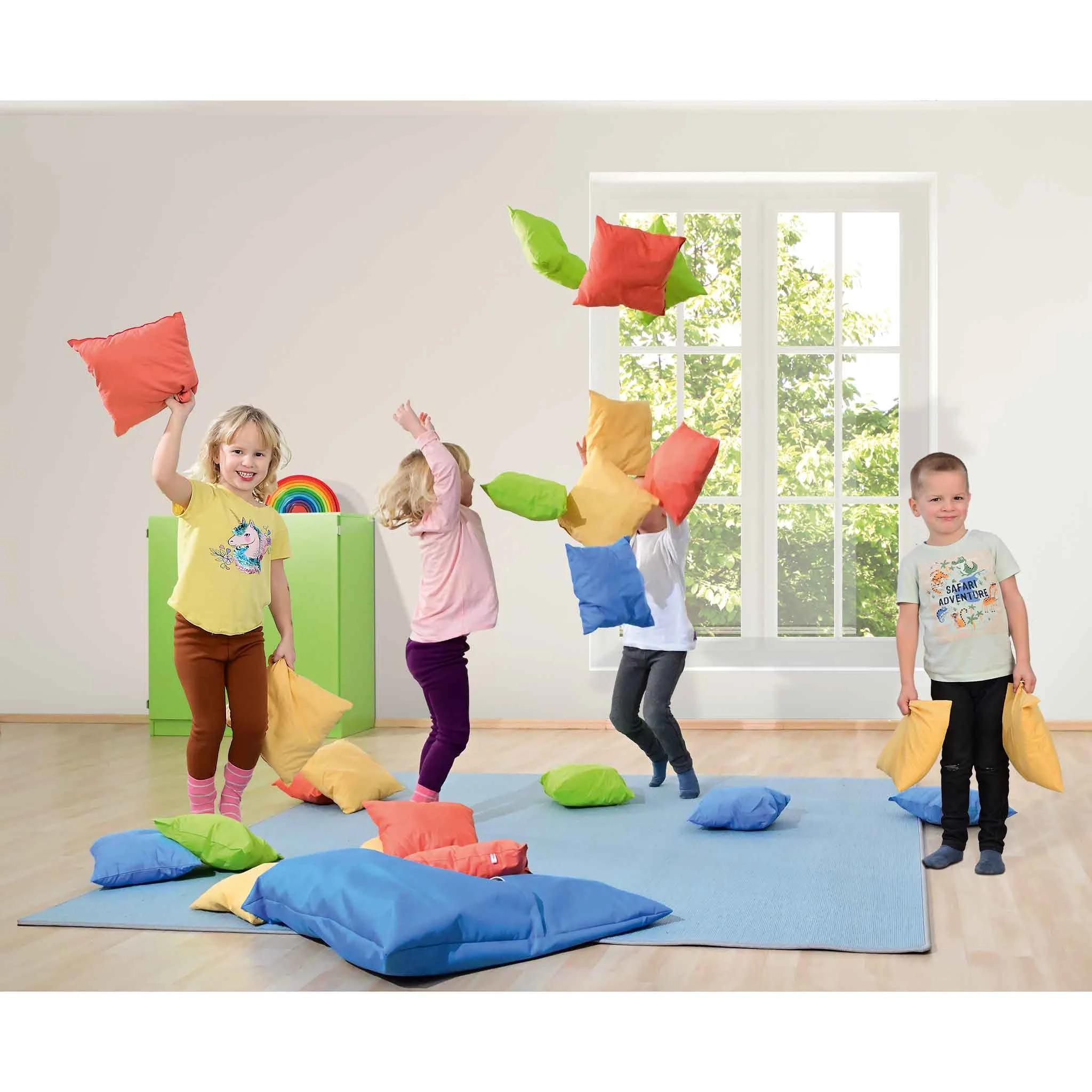 Kissen, Kissenwürfel, Bodenkissen, Spielkissen, Kinderzimmer