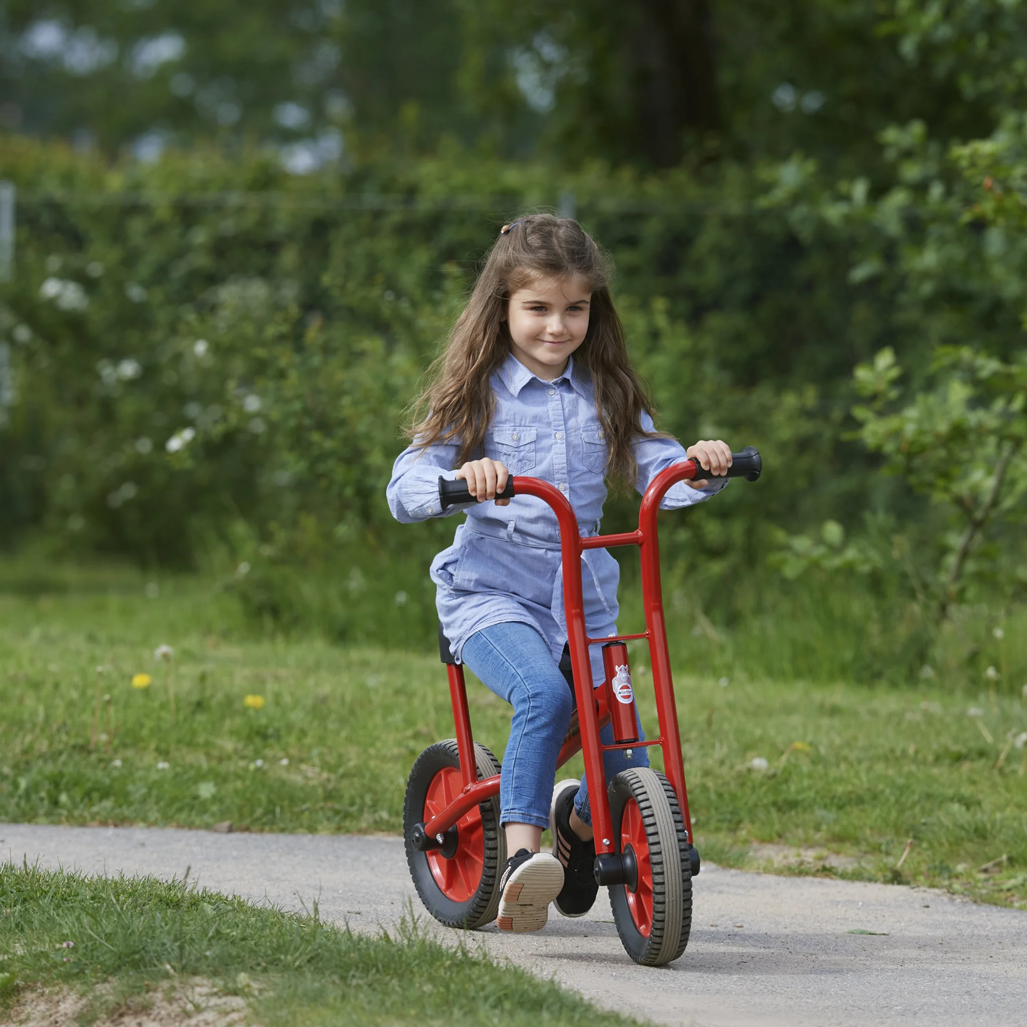 Kinderscooter, Roller, Rot, Fahrzeug, Outdoor