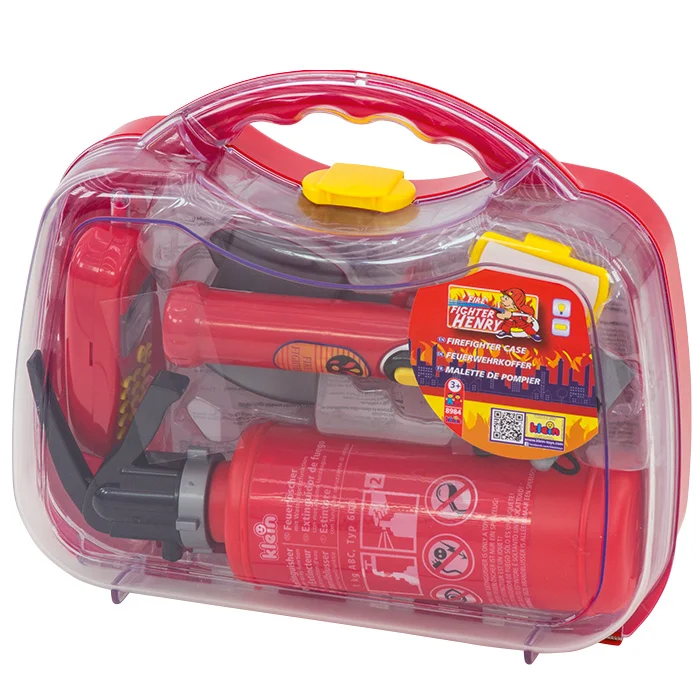 Feuerwehr-Set, Spielzeug-Feuerwehr, Koffer-Design, Branding sichtbar, Taschen-Set