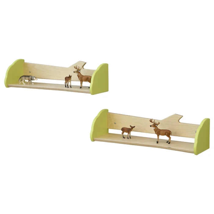 Holzregal, Tierfiguren, Tierregal, Spielzeugregal, Holzbausatz