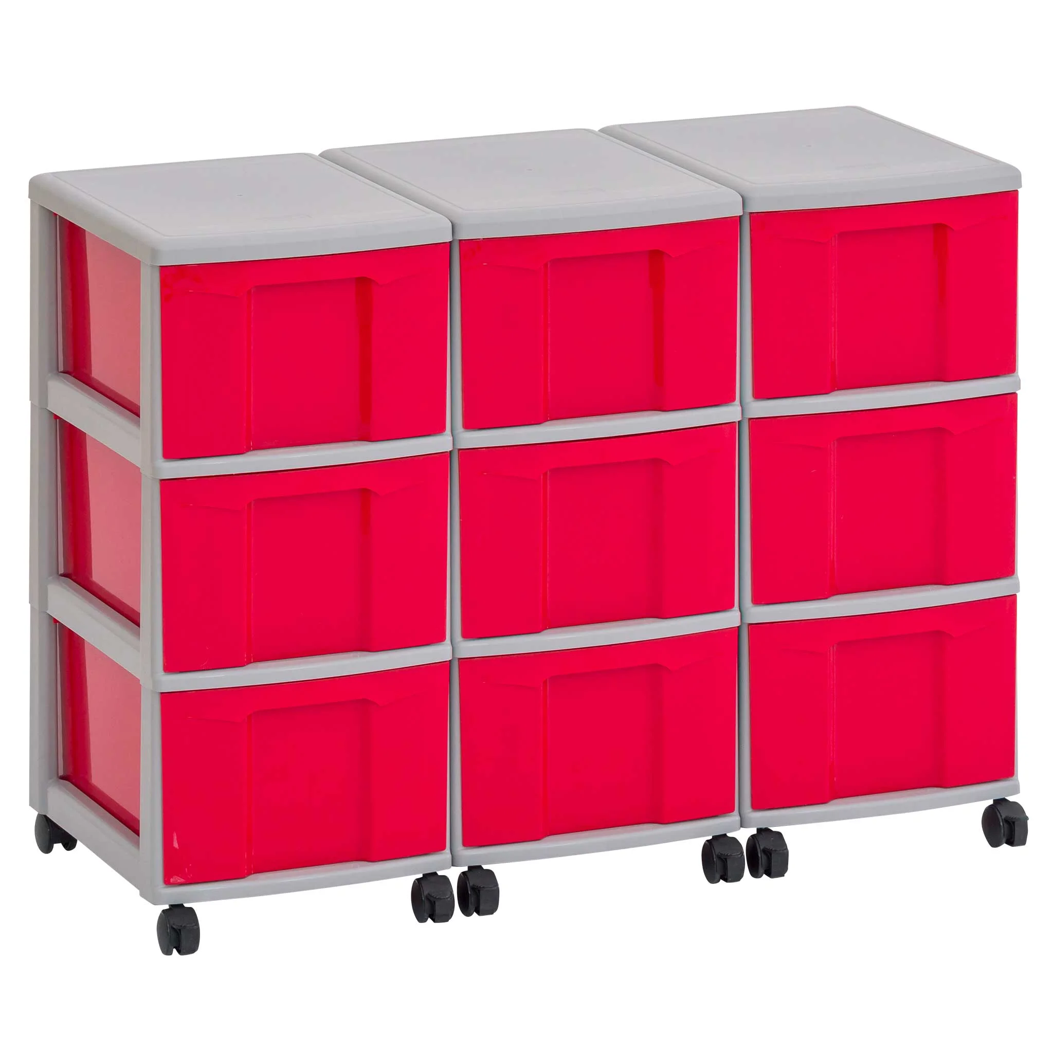 Aufbewahrung, Schrank, Modular, Kunststoff, Rollbar